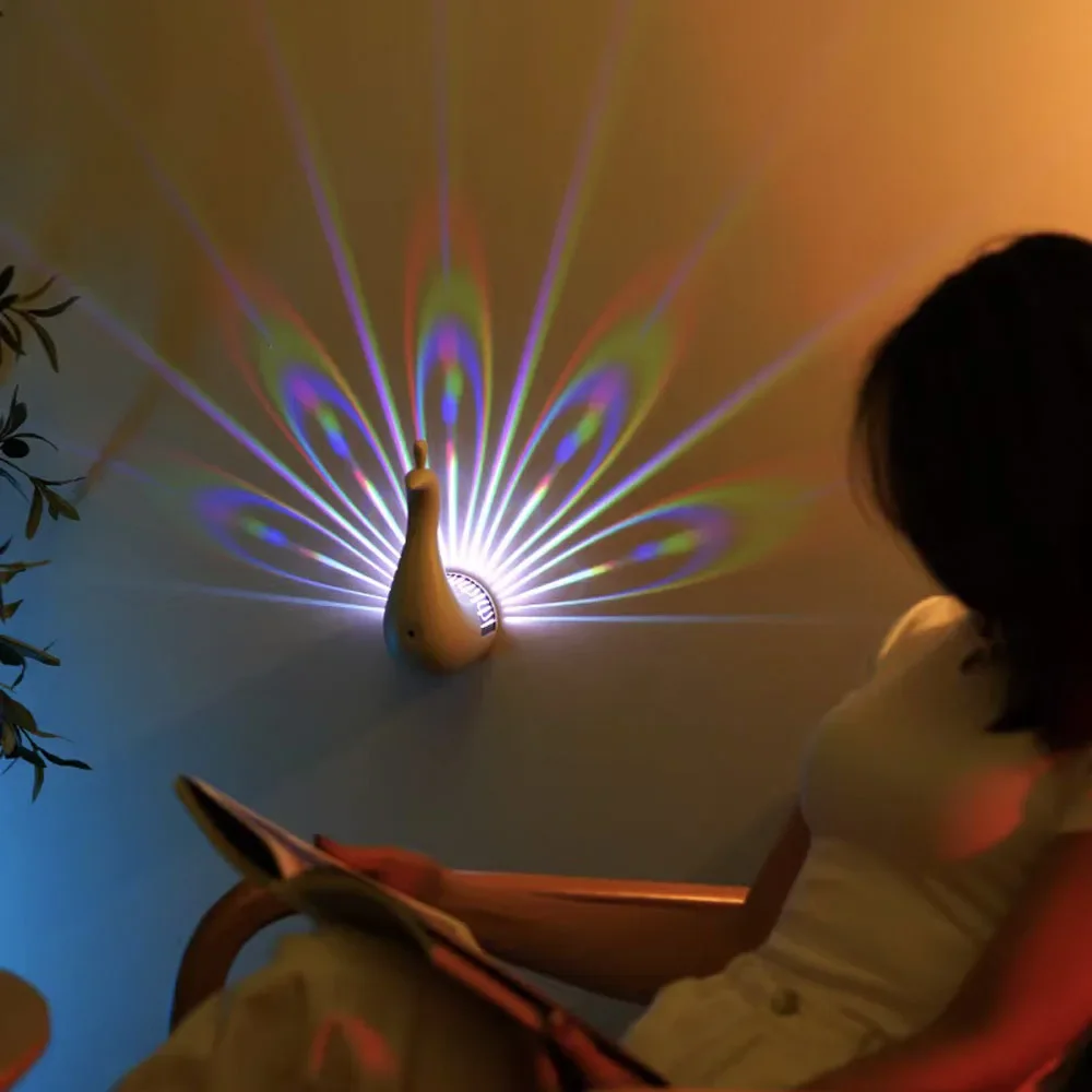 Lampka na ścianę paw led