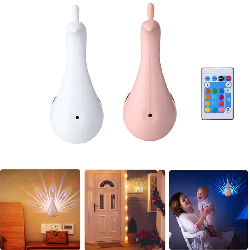 Lampka na ścianę paw led